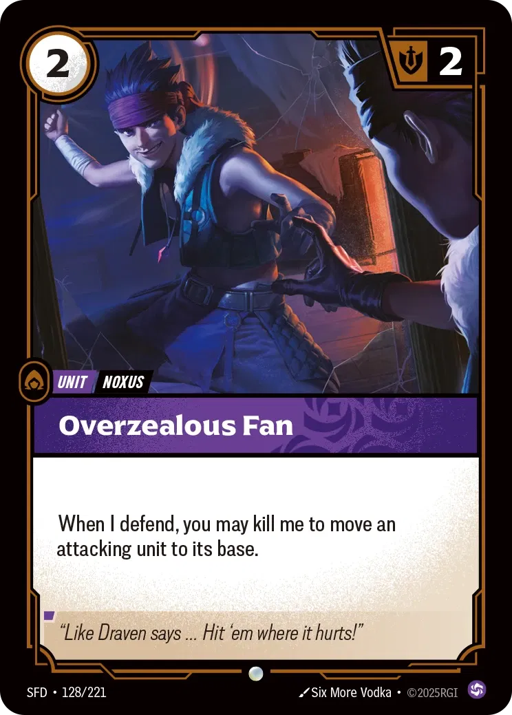 SFD-128/221 Overzealous Fan (Foiled)