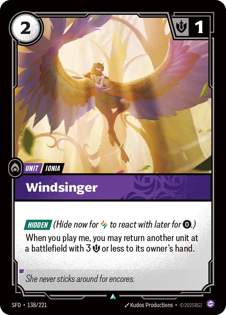 SFD-138/221 Windsinger (Foiled)