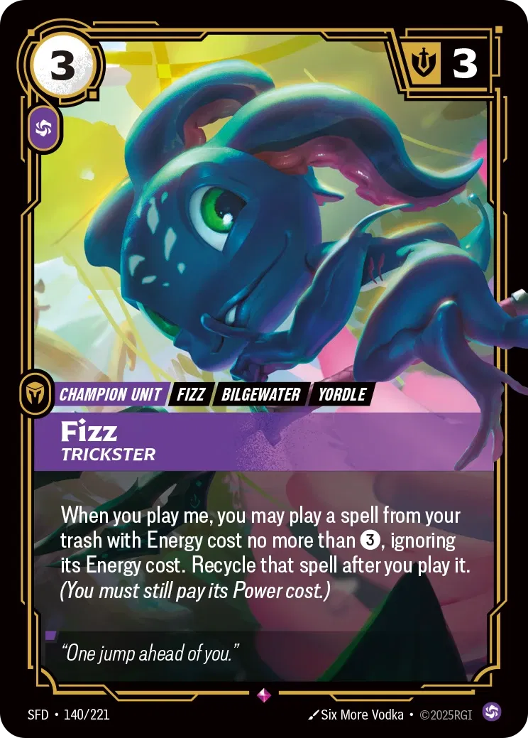 SFD-140/221 Fizz, Trickster (Foiled)
