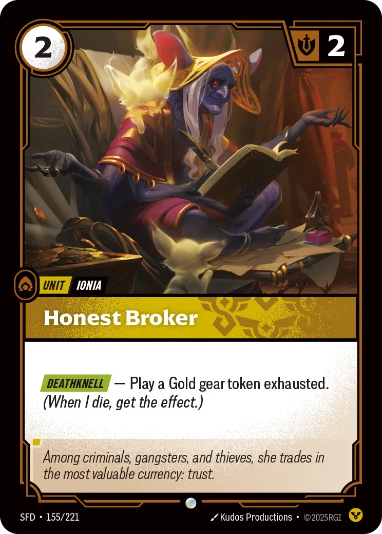 SFD-155/221 Honest Broker (Foiled)