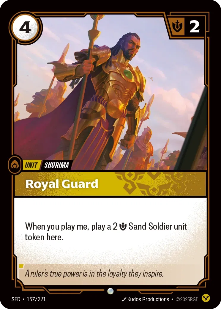 SFD-157/221 Royal Guard (Foiled)