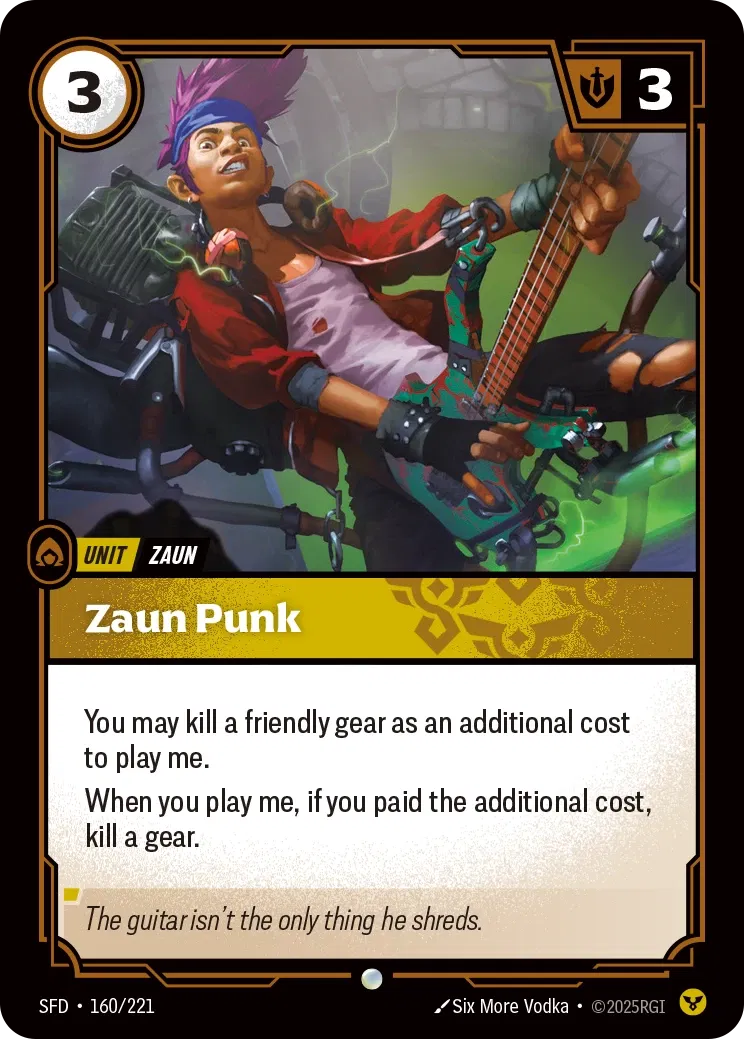 SFD-160/221 Zaun Punk (Foiled)
