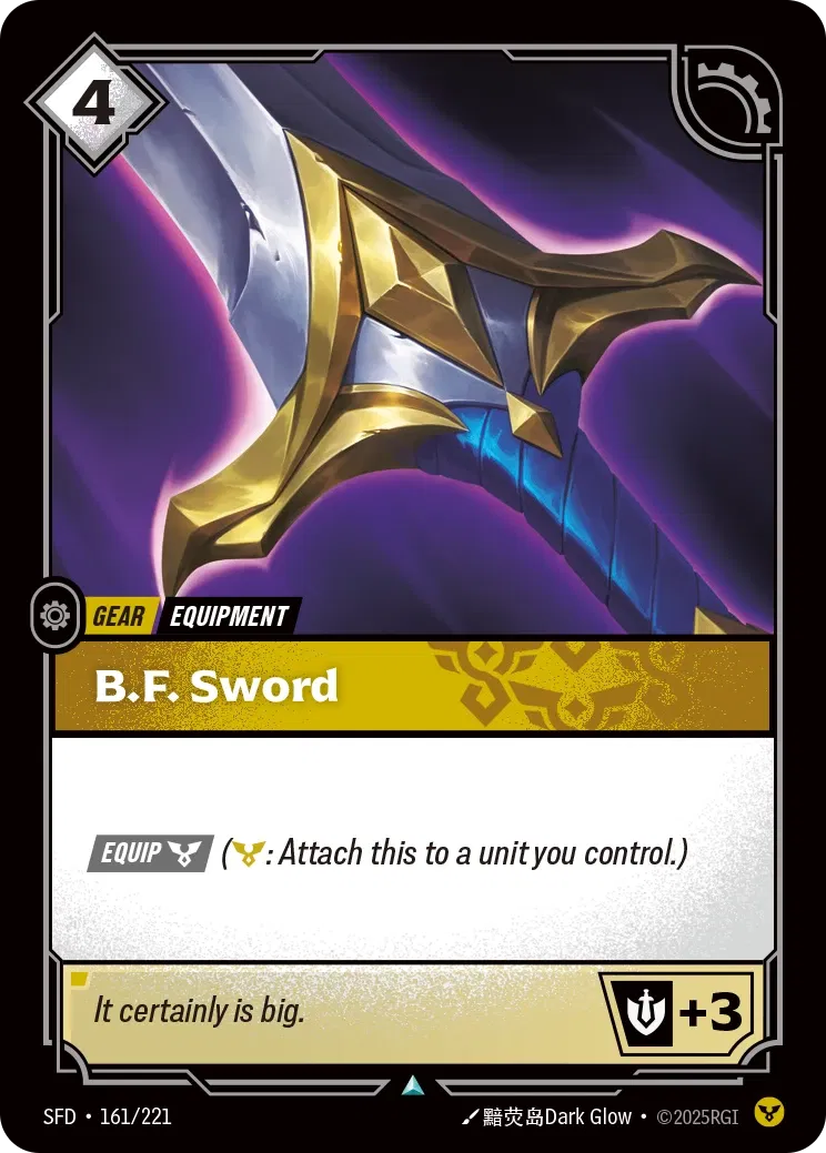 SFD-161/221 B.F. Sword