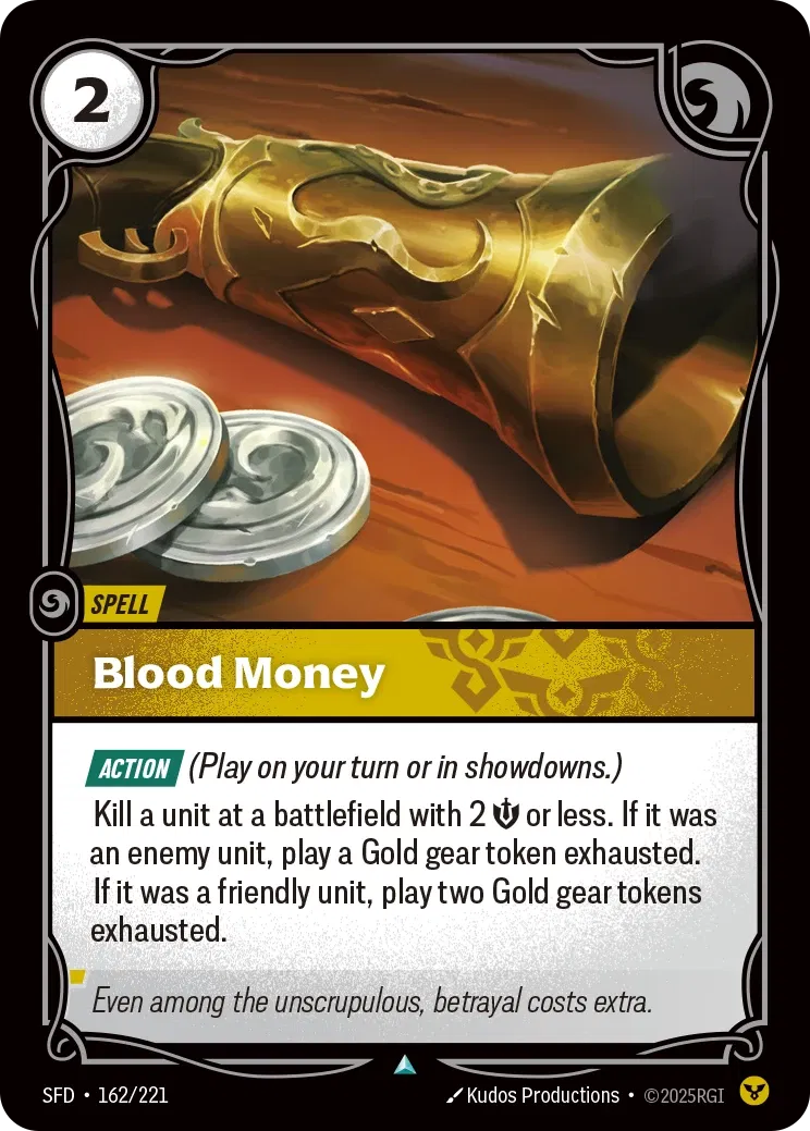 SFD-162/221 Blood Money (Foiled)