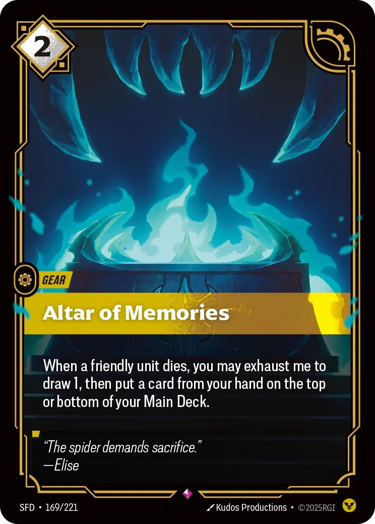 SFD-169/221 Altar of Memories (Foiled)