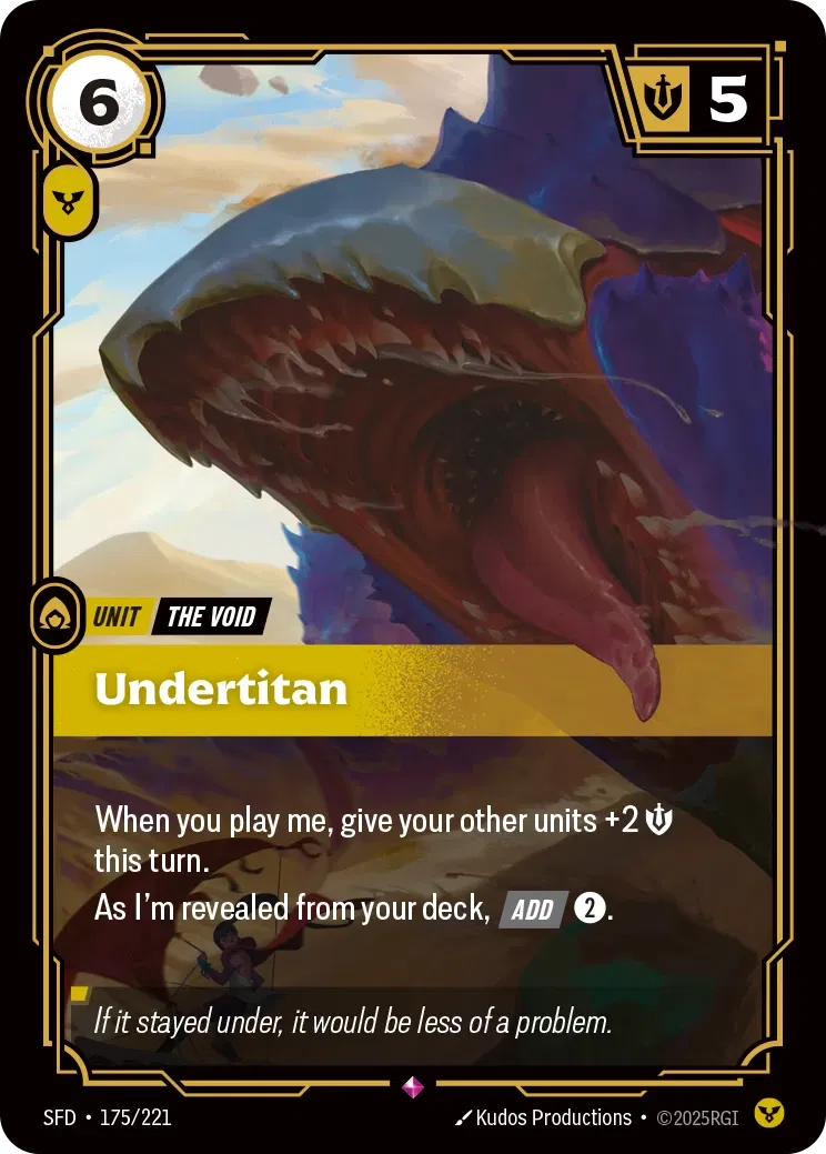 SFD-175/221 Undertitan (Foiled)