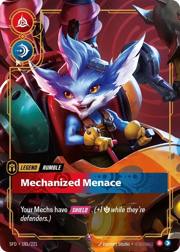 SFD-181/221 Rumble, Mechanized Menace (Foiled)
