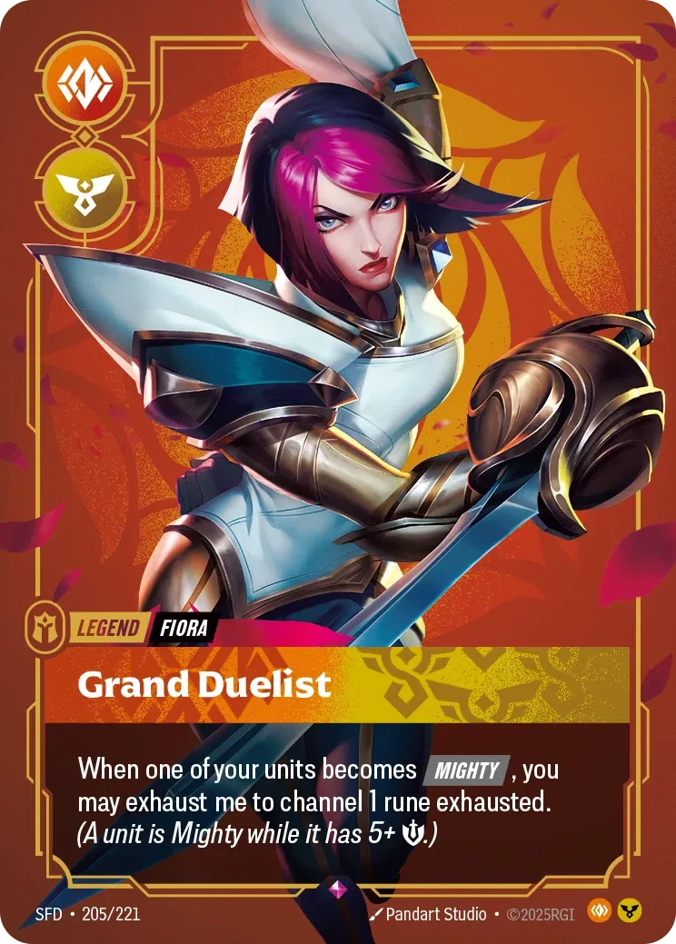 SFD-205/221 Fiora, Grand Duelist (Foiled)