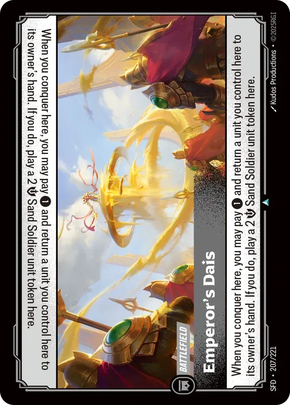 SFD-207/221 Emperor's Dais