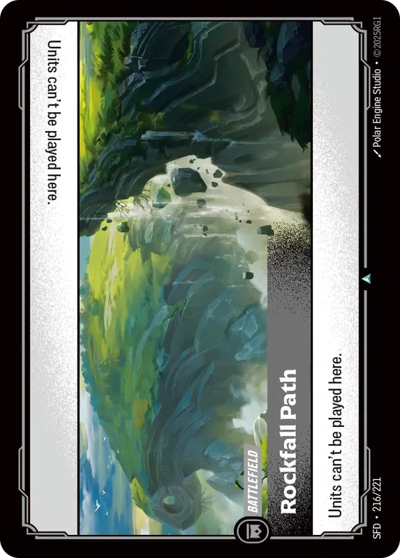 SFD-216/221 Rockfall Path (Foiled)