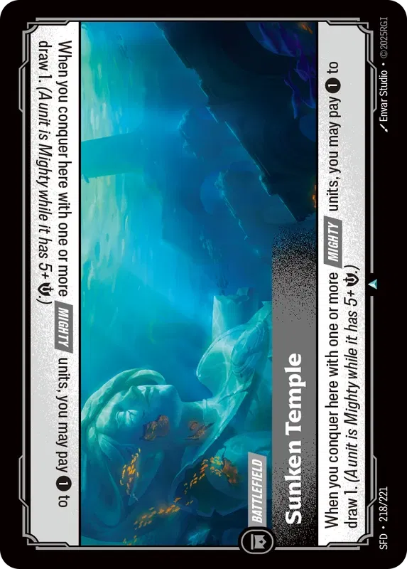 SFD-218/221 Sunken Temple (Foiled)