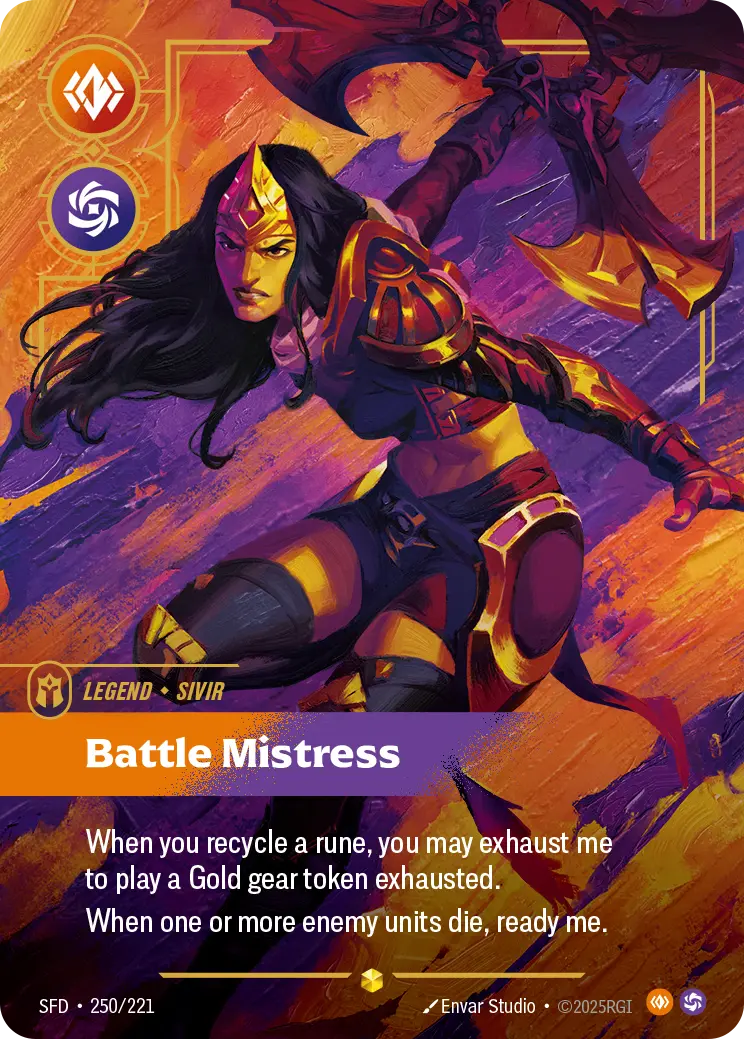 SFD-250/221 Sivir, Battle Mistress (AA)