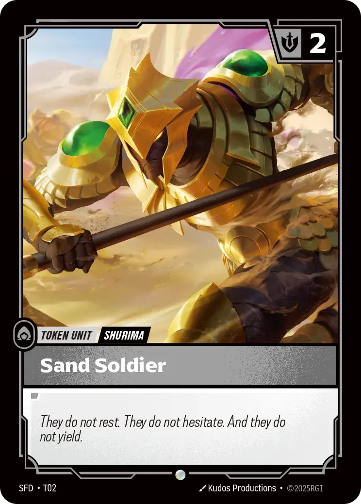 SFD-T02 Sand Soldier