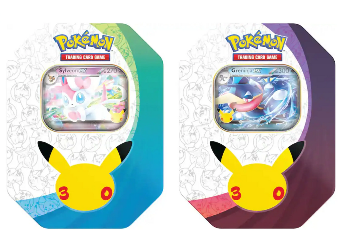 Pokemon TCG 30th Celebration Ex Tin - Small [Assortment]