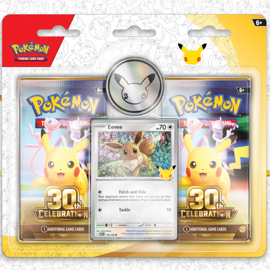 Pokemon TCG 30th Celebration 2-Pack Blister