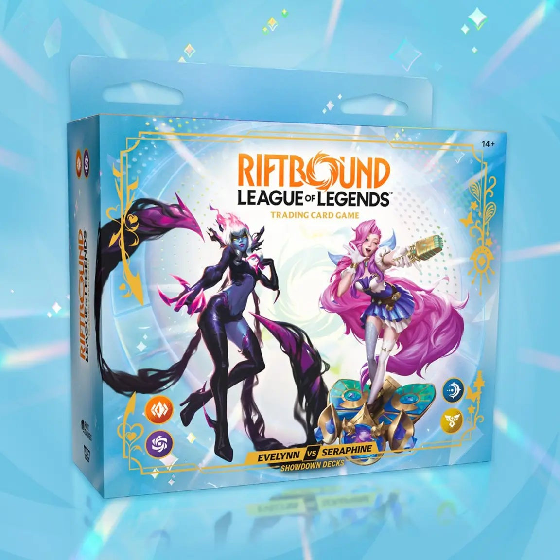 RIFTBOUND: LEAGUE OF LEGENDS - Radiance Showdown Evelynn vs Seraphine Display