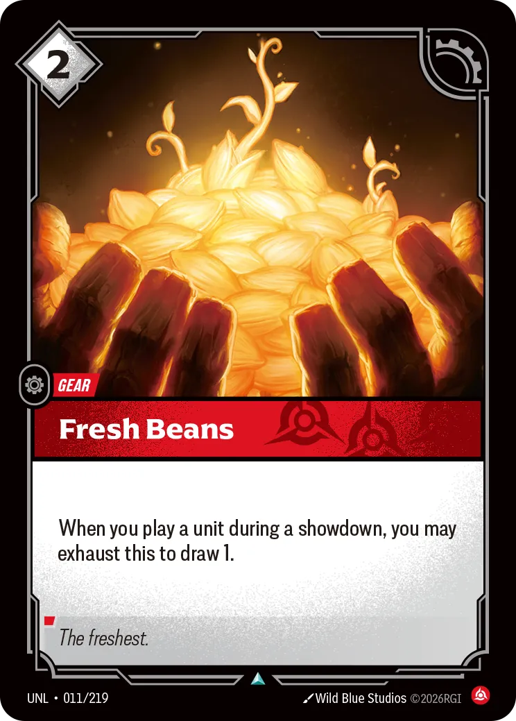 UNL-011/219 Fresh Beans