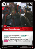 UNL-012/219 Lord Broadmane