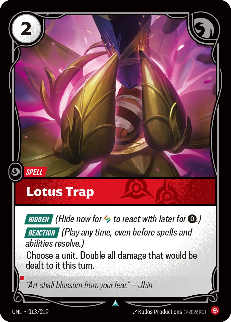 UNL-013/219 Lotus Trap