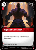 UNL-015/219 Right of Conquest