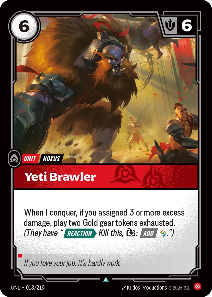 UNL-018/219 Yeti Brawler