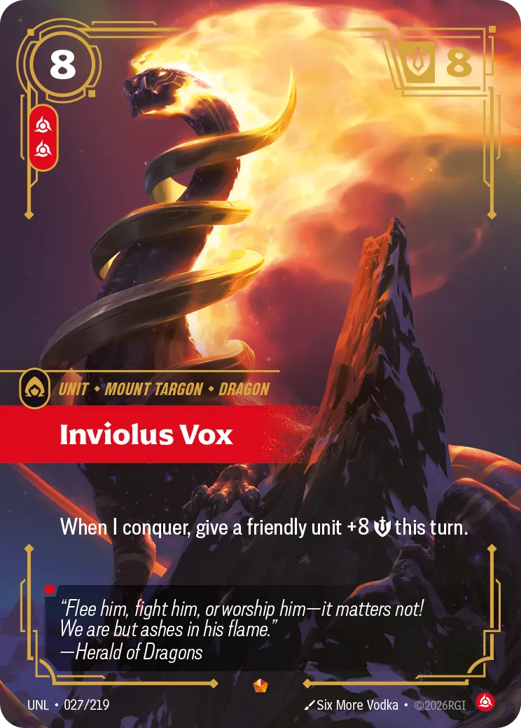 UNL-027/219 Inviolus Vox (Foiled)