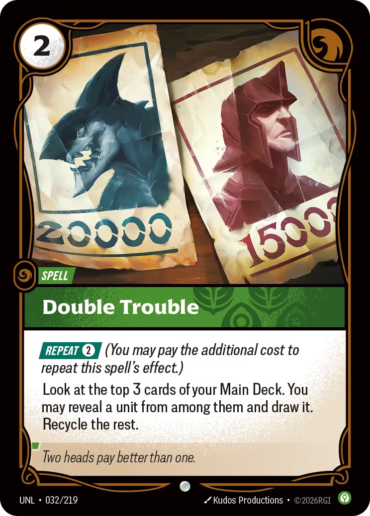 UNL-032/219 Double Trouble (Foiled)
