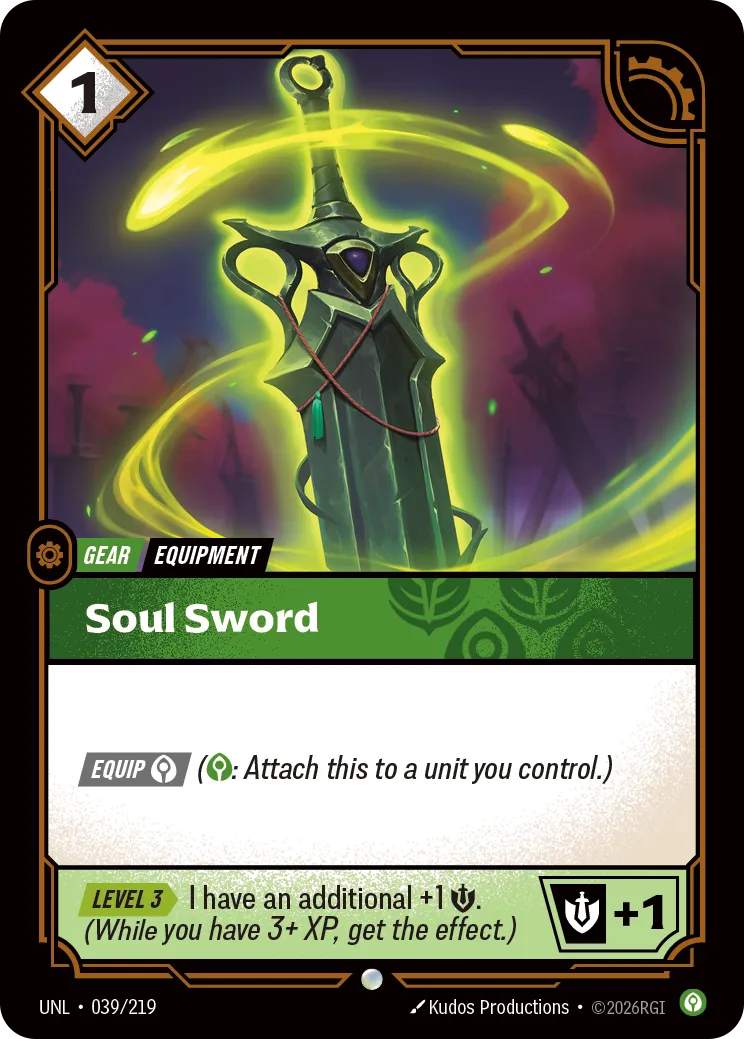 UNL-039/219 Soul Sword