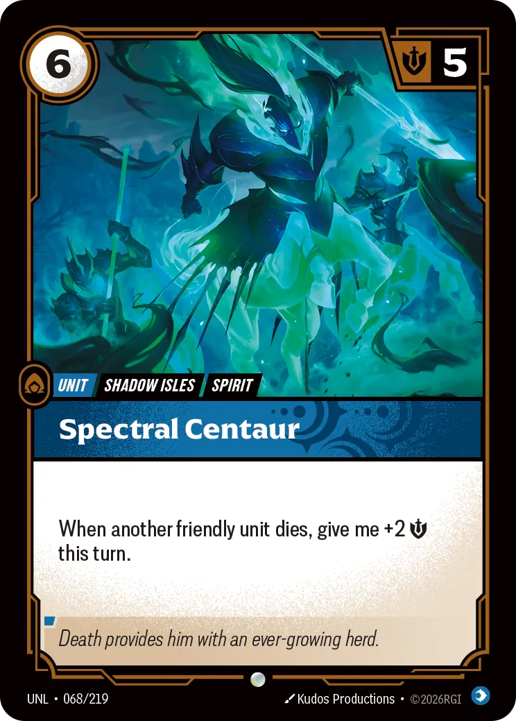 UNL-068/219 Spectral Centaur (Foiled)