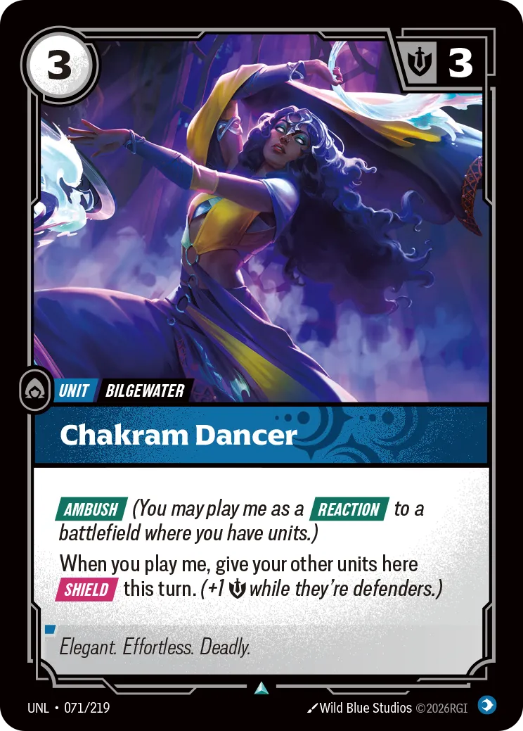 UNL-071/219 Chakram Dancer (Foiled)