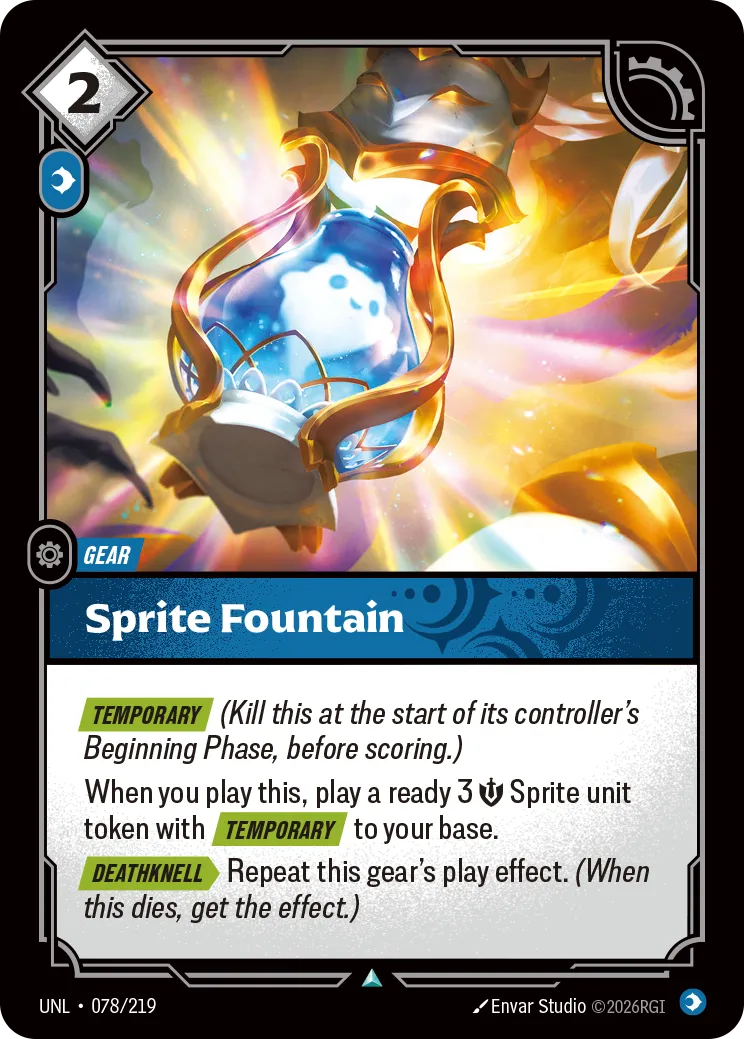 UNL-078/219 Sprite Fountain
