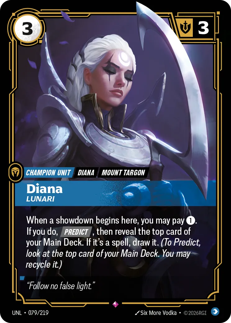 UNL-079/219 Diana, Lunari (Foiled)