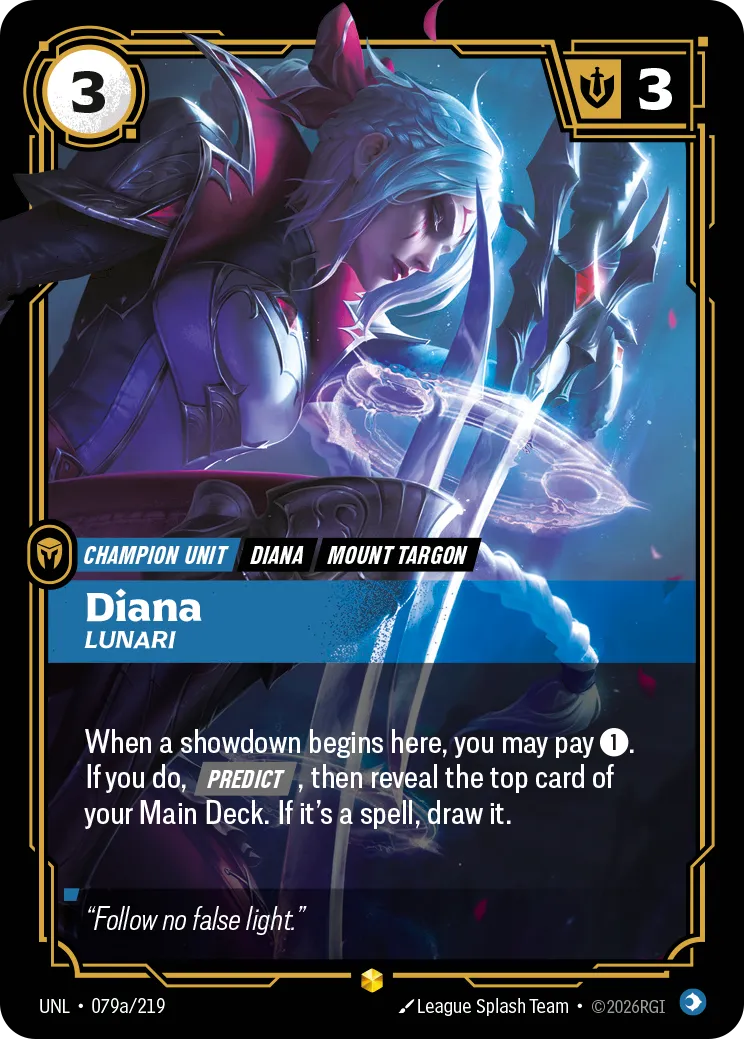 UNL-079a/219 Diana, Lunari (AA)