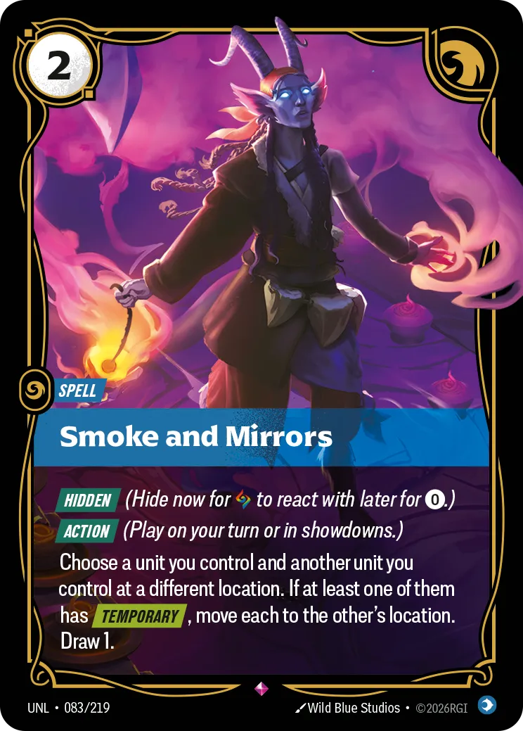 UNL-083/219 Smoke and Mirrors (Foiled)