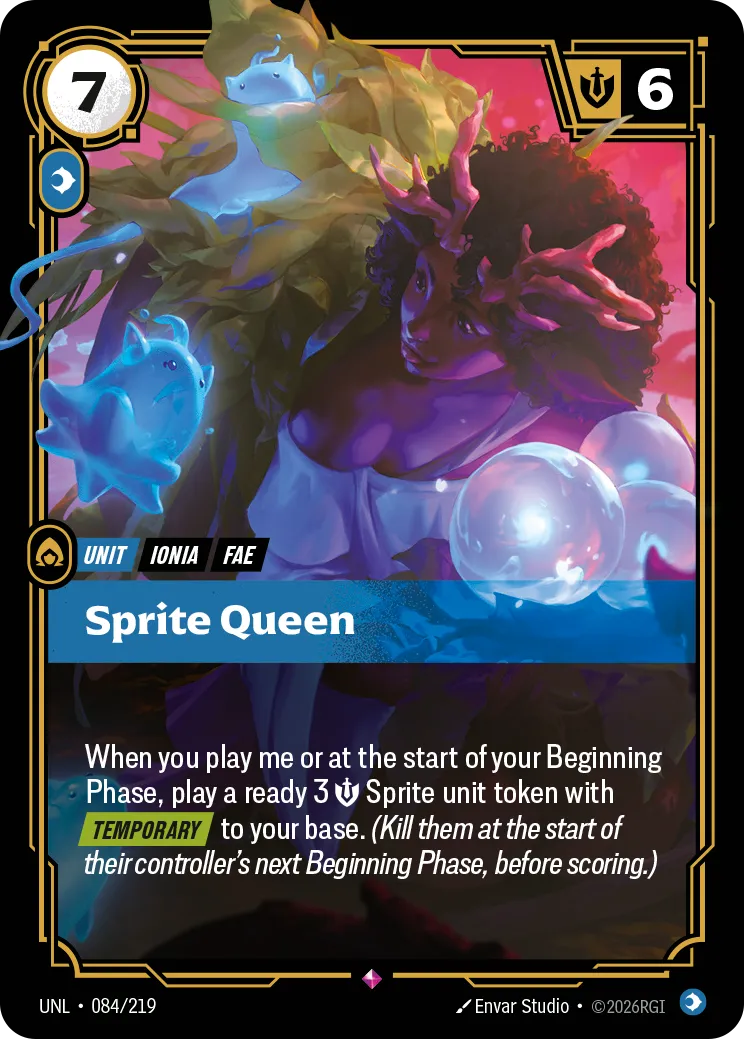 UNL-084/219 Sprite Queen (Foiled)