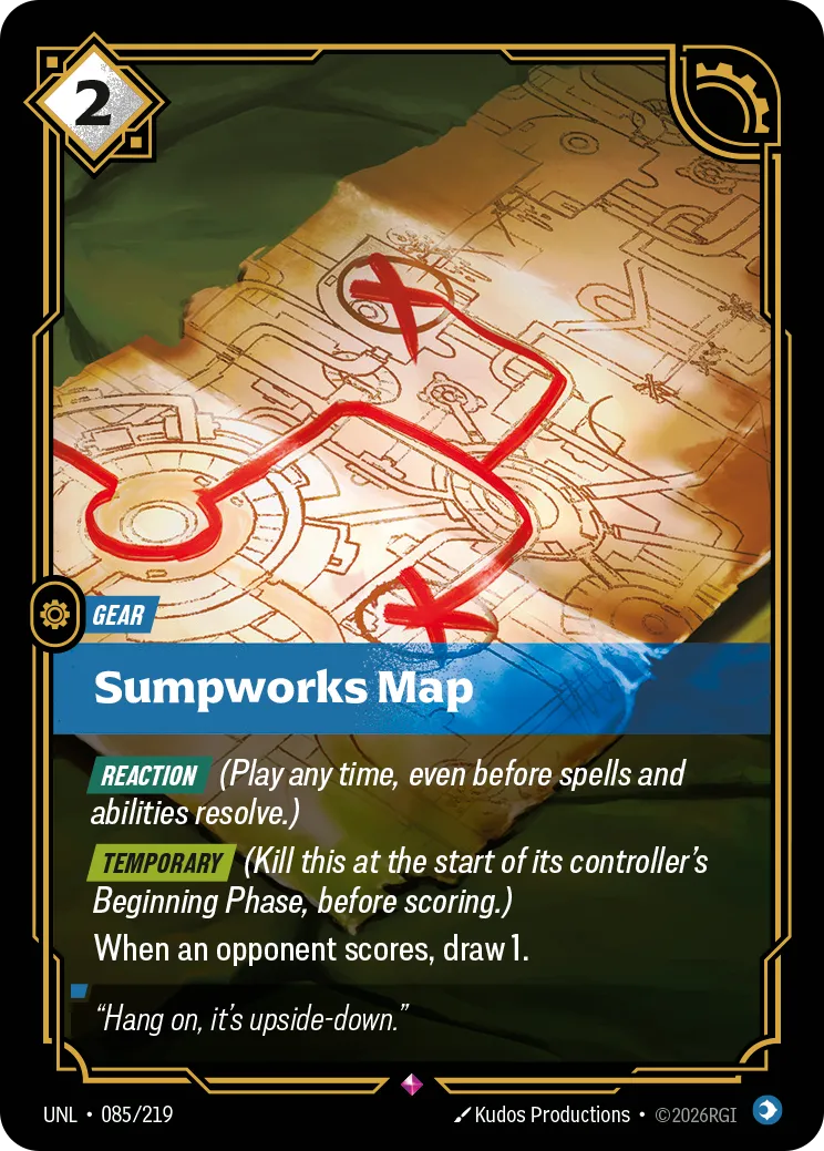 UNL-085/219 Sumpworks Map (Foiled)