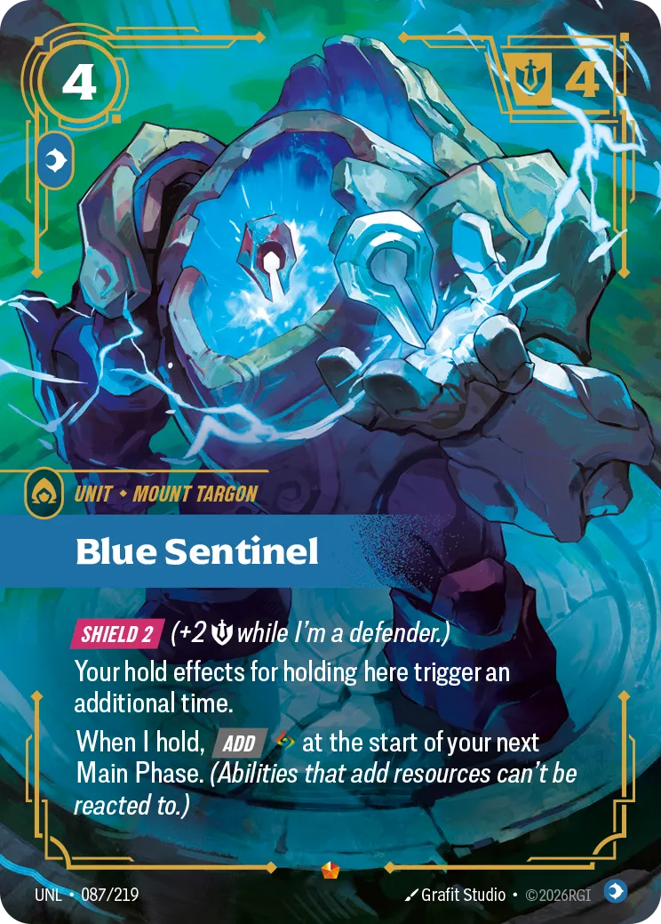 UNL-087/219 Blue Sentinel