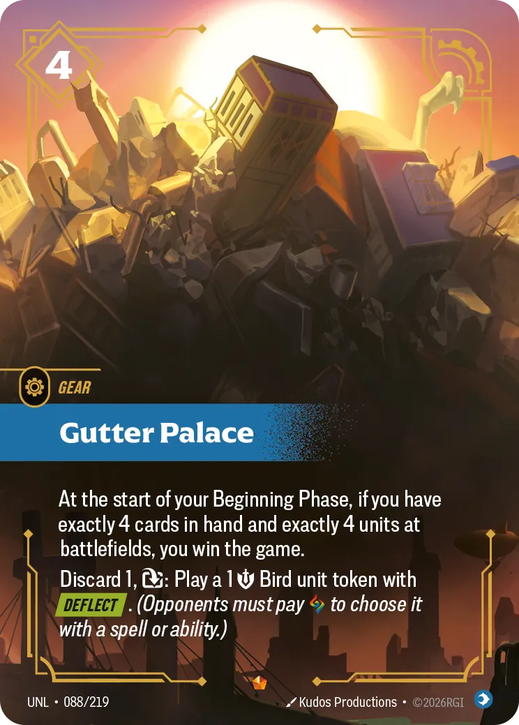 UNL-088/219 Gutter Palace (Foiled)