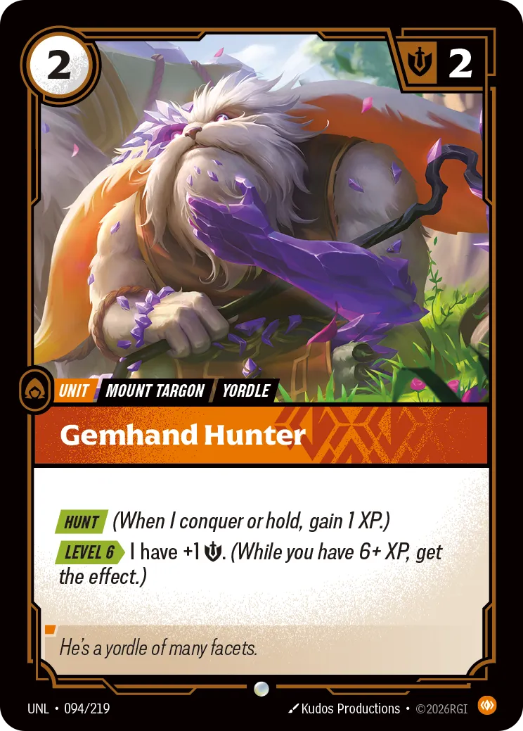 UNL-094/219 Gemhand Hunter