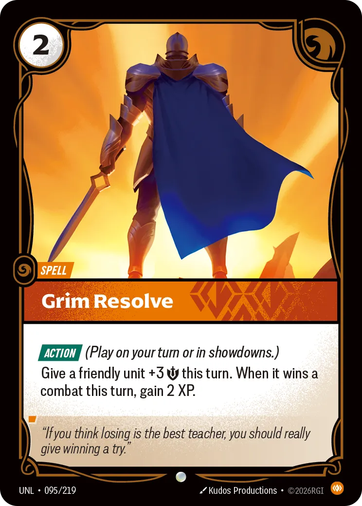 UNL-095/219 Grim Resolve
