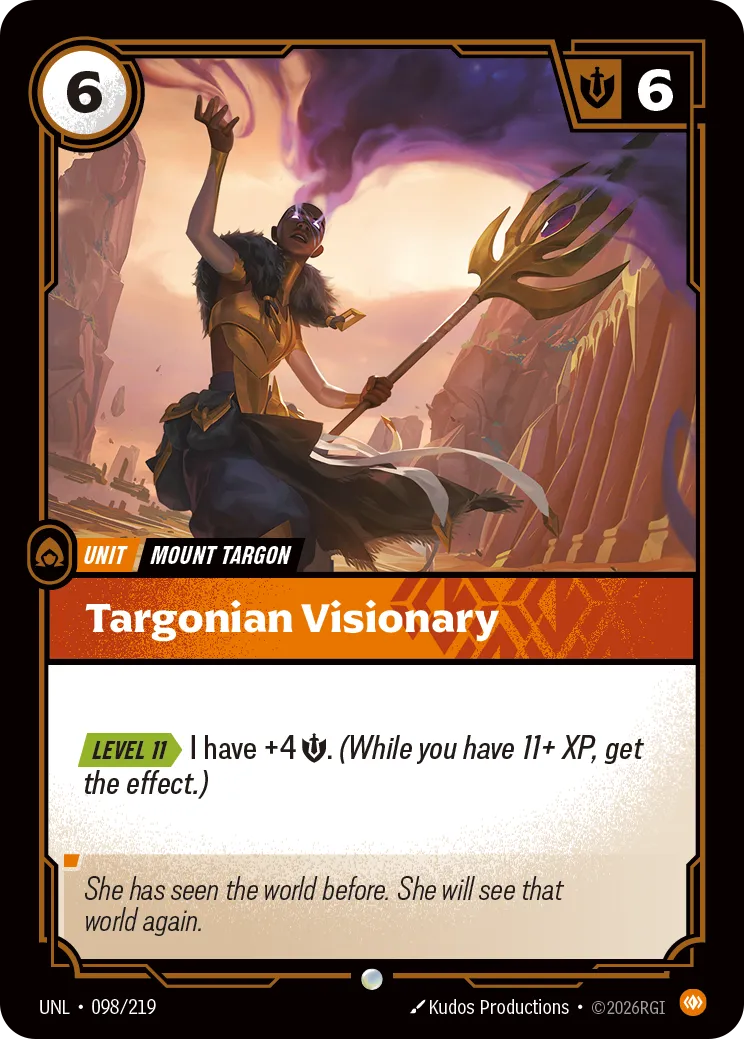 UNL-098/219 Targonian Visionary (Foiled)