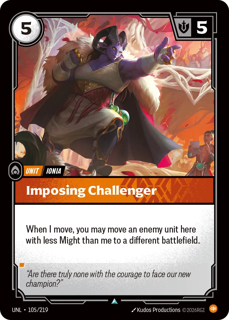UNL-105/219 Imposing Challenger (Foiled)