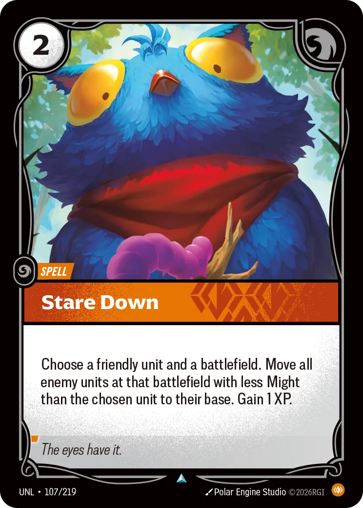 UNL-107/219 Stare Down (Foiled)