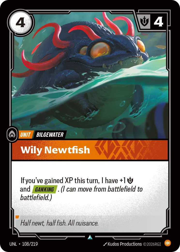 UNL-108/219 Wily Newtfish (Foiled)