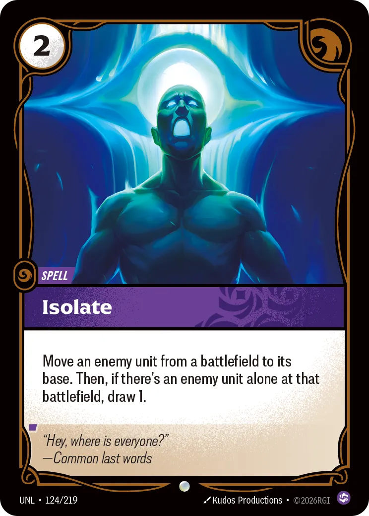 UNL-124/219 Isolate (Foiled)