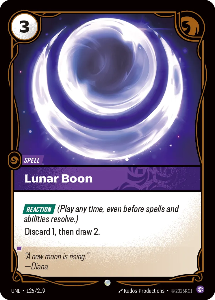 UNL-125/219 Lunar Boon