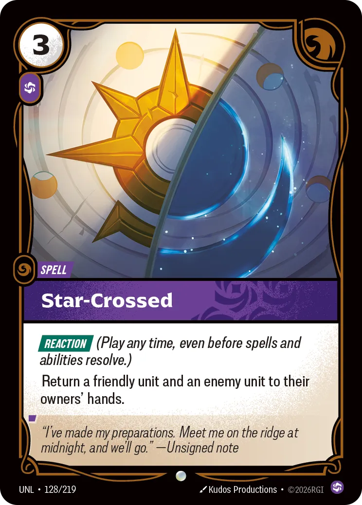UNL-128/219 Star,Crossed (Foiled)