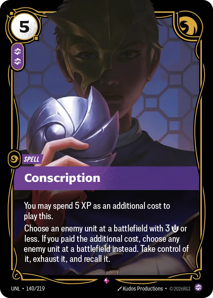 UNL-140/219 Conscription (Foiled)