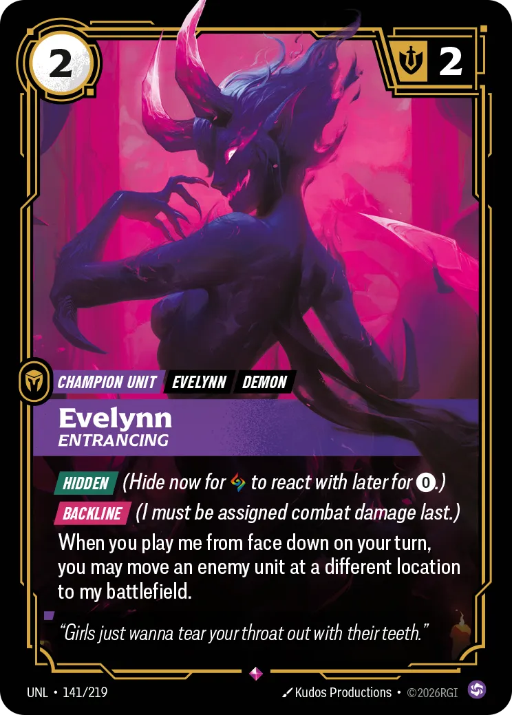 UNL-141/219 Evelynn, Entrancing (Foiled)