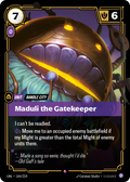 UNL-144/219 Maduli the Gatekeeper (Foiled)